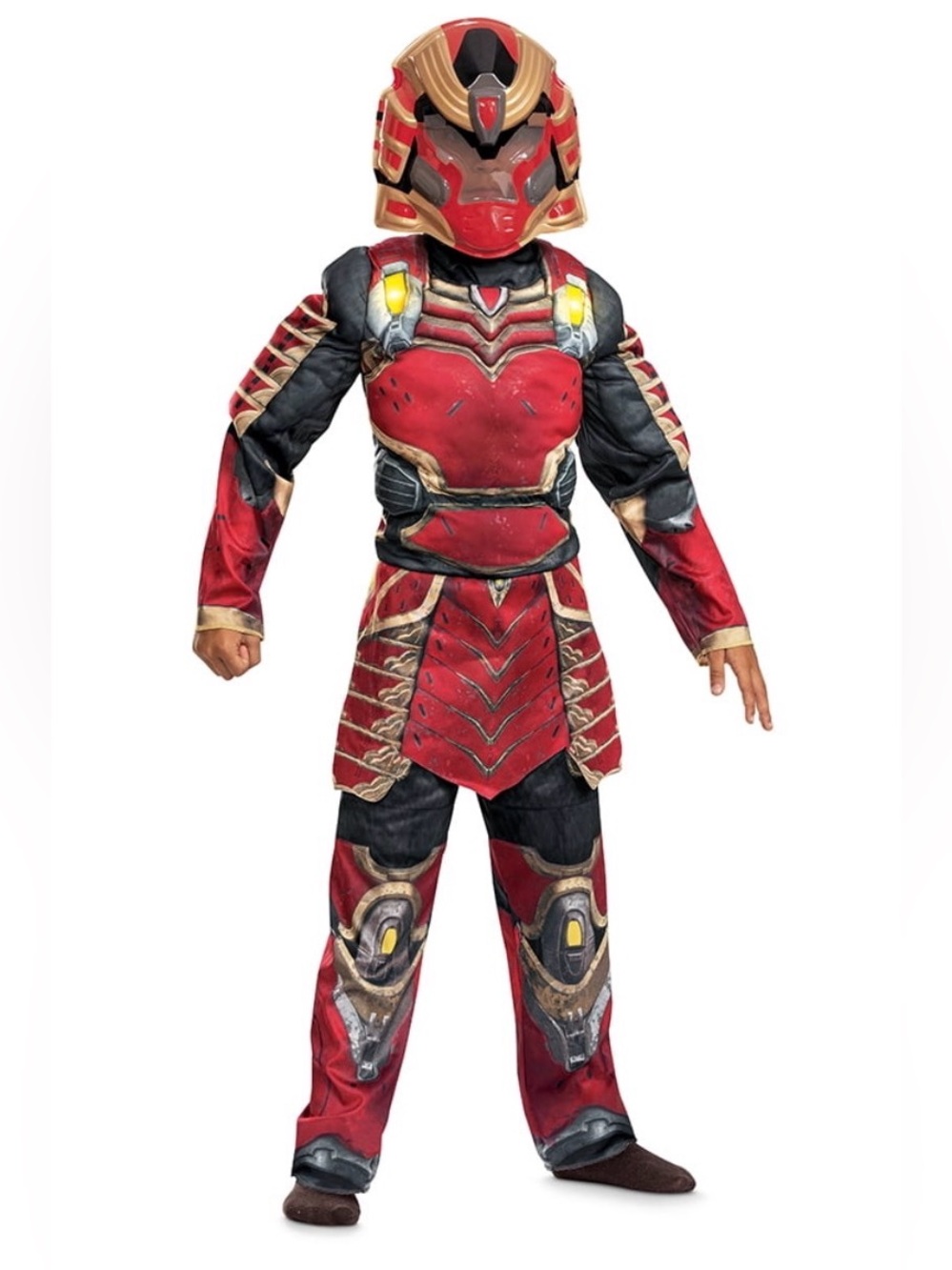 NWT Child Halo Spartan Yoroi Deluxe Costume, by Way to Celebrate, Size m 8-10